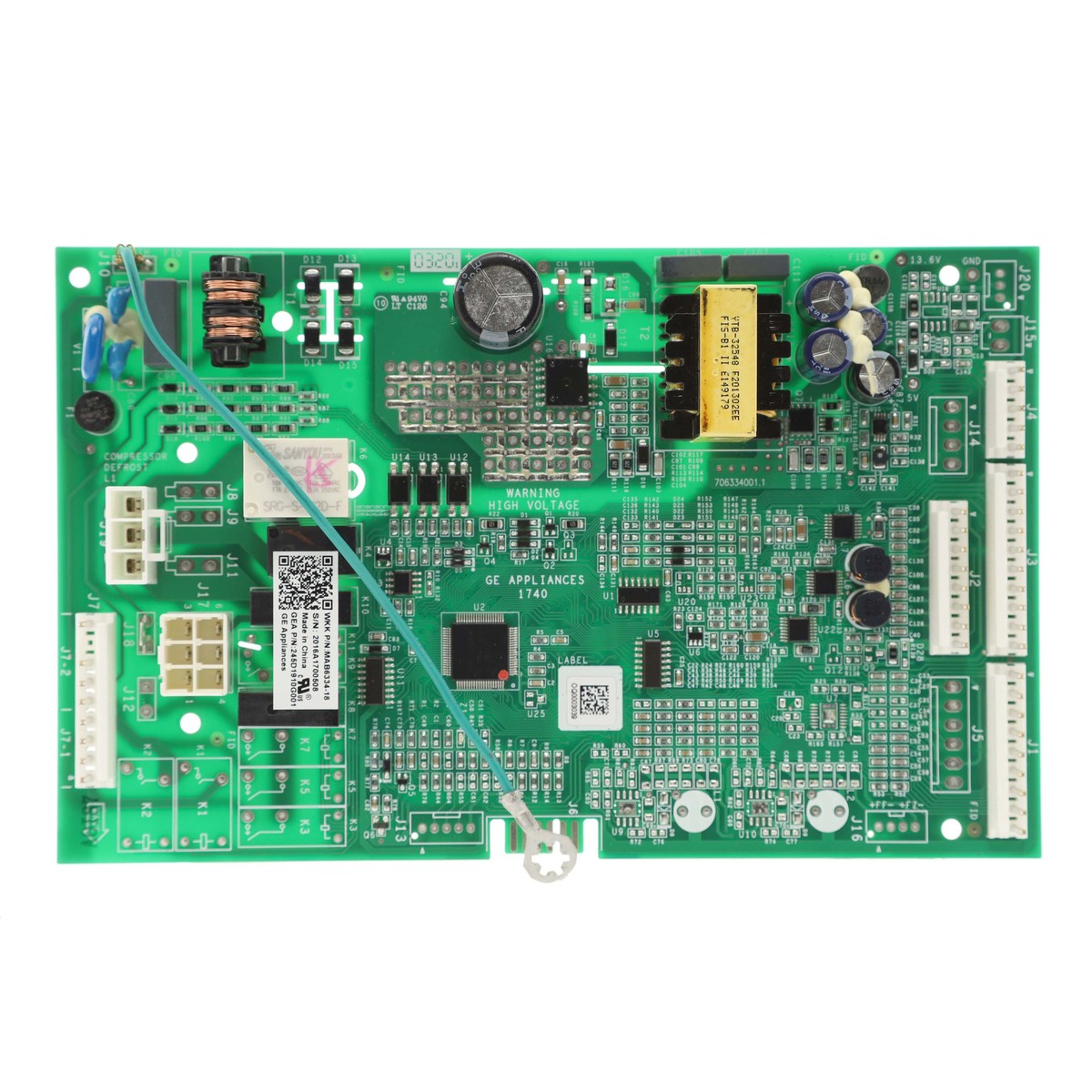 WR01F04778 - Genuine OEM GE Refrigerator Main Control Board